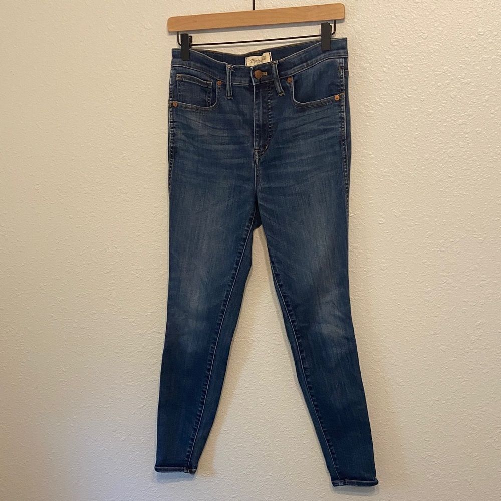 Madewell Dark Wash 10" High Rise Skinny Jeans Size 28